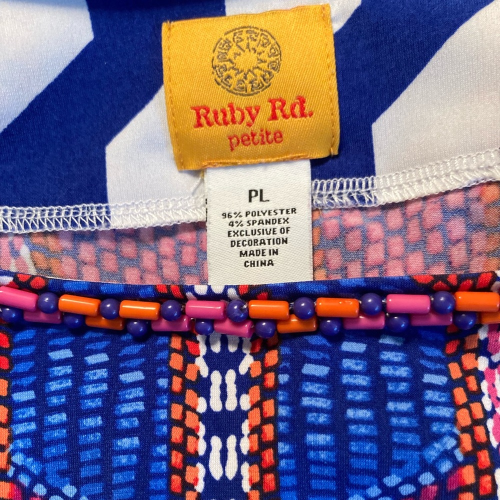 Ruby Rd Petite Aztec Print Blouse - image 3